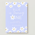 Blue Daisy invitation